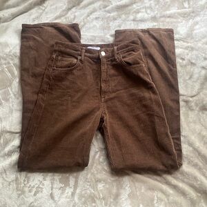 Zara wide leg corduroy pants